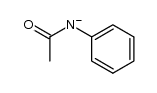 N-phenylacetamide anion Structure