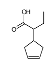 dl-α(Δ3-cyclopentenyl)-Butansaeure结构式