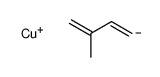 copper(1+),2-methylbuta-1,3-diene Structure