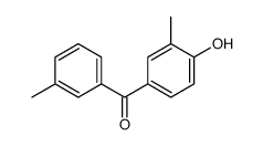 (4-hydroxy-3-methylphenyl)-(3-methylphenyl)methanone Structure