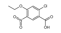2-chloro-4-ethoxy-5-nitrobenzoic acid Structure