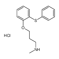 N-methyl-3-(2-phenylsulfanylphenoxy)propan-1-amine,hydrochloride Structure