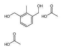 acetic acid,[3-(hydroxymethyl)-2-methylphenyl]methanol结构式
