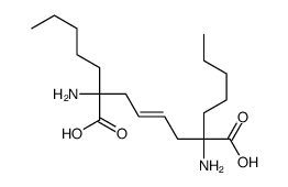 2,7-diamino-2,7-dipentyloct-4-enedioic acid Structure