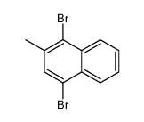 1,4-dibromo-2-methylnaphthalene结构式