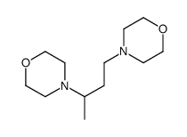 4-(4-morpholin-4-ylbutan-2-yl)morpholine Structure