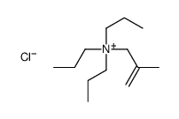 2-Methyl-N,N,N-tripropyl-2-propen-1-aminium Chloride结构式
