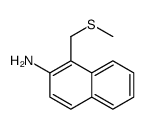 1-(methylsulfanylmethyl)naphthalen-2-amine结构式