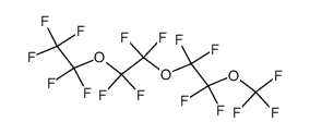 1,1,1,2,2-pentafluoro-2-(1,1,2,2-tetrafluoro-2-(1,1,2,2-tetrafluoro-2-(trifluoromethoxy)ethoxy)ethoxy)ethane Structure