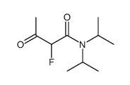2-fluoro-3-oxo-N,N-di(propan-2-yl)butanamide结构式