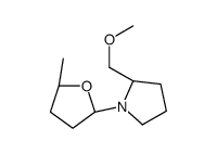 (2R)-2-(methoxymethyl)-1-(5-methyloxolan-2-yl)pyrrolidine Structure