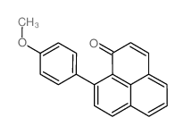 9-(4-methoxyphenyl)phenalen-1-one Structure