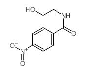 Benzamide, N- (2-hydroxyethyl)-4-nitro- Structure