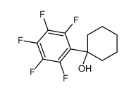 1-(pentafluorophenyl)cyclohexanol结构式
