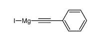 3-phenylethynyl magnesium iodide Structure