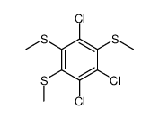 1,2,4-tris(methylthio)-3,5,6-trichlorobenzene Structure