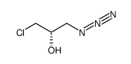 (2S)-1-azido-3-chloropropan-2-ol结构式
