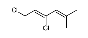 (E)-1,3-dichloro-5-methyl-2,4-hexadiene结构式