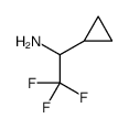 1-cyclopropyl-2,2,2-trifluoro-ethanamine Structure