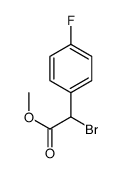 2-溴-2-(4-氟苯基)乙酸甲酯结构式