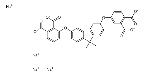 3-[4-[1-[4-(3,4-Dicarboxyphenoxy)phenyl]-1-methylethyl]phenoxy]-1,2-benzenedicarboxylic acid tetrasodium salt picture