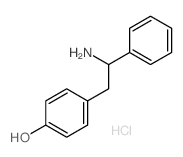 4-(2-amino-2-phenyl-ethyl)phenol结构式