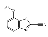 7-甲氧基苯并[d]噻唑-2-甲腈结构式
