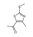 1-(4-methyl-2-methylsulfanyl-1,3-thiazol-5-yl)ethanone Structure