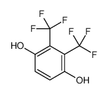 2,3-bis(trifluoromethyl)benzene-1,4-diol Structure