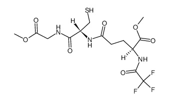 N-trifluoroacetyl glutathione dimethyl ester结构式