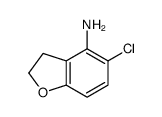 5-chloro-2,3-dihydro-1-benzofuran-4-amine Structure