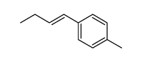 (E)-1-(but-1-en-1-yl)-4-methylbenzene结构式