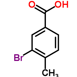 3-溴-4-甲基苯甲酸结构式