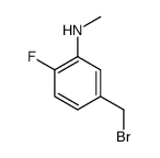 5-(bromomethyl)-2-fluoro-N-methylaniline Structure