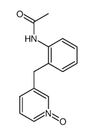 3-(2-acetamidobenzyl)pyridine N-oxide Structure