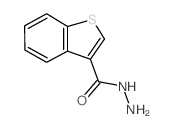 1-苯并噻吩-3-碳酰肼结构式