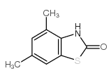 4,6-二甲基-2(3H)-苯并噻唑酮结构式