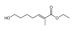 ethyl 7-hydroxy-2-methylhept-2-enoate结构式