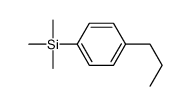 trimethyl-(4-propylphenyl)silane结构式