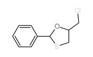 5-(chloromethyl)-2-phenyl-1,3-oxathiolane结构式