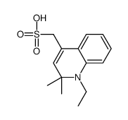 (1-ethyl-2,2-dimethylquinolin-4-yl)methanesulfonic acid Structure