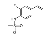 N-(4-ethenyl-2-fluorophenyl)methanesulfonamide Structure