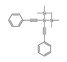 bis(2-phenylethynyl)-bis(trimethylsilyl)silane结构式