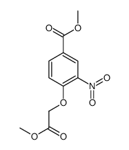 Methyl 4-(2-methoxy-2-oxoethoxy)-3-nitrobenzoate结构式