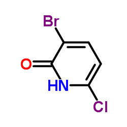 3-Bromo-6-chloro-2(1H)-pyridinone structure