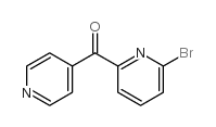 (6-溴-吡啶-2-基)-吡啶-4-甲酮结构式