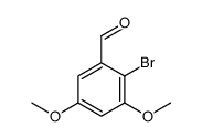 2-bromo-3,5-dimethoxybenzaldehyde Structure