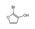 3-Furanol,2-bromo- Structure