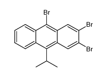 2,3,9-tribromo-10-isopropyl-anthracene结构式