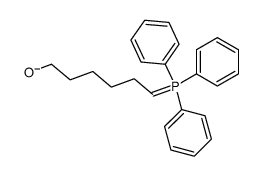 6-(triphenyl-l5-phosphanylidene)hexan-1-olate结构式